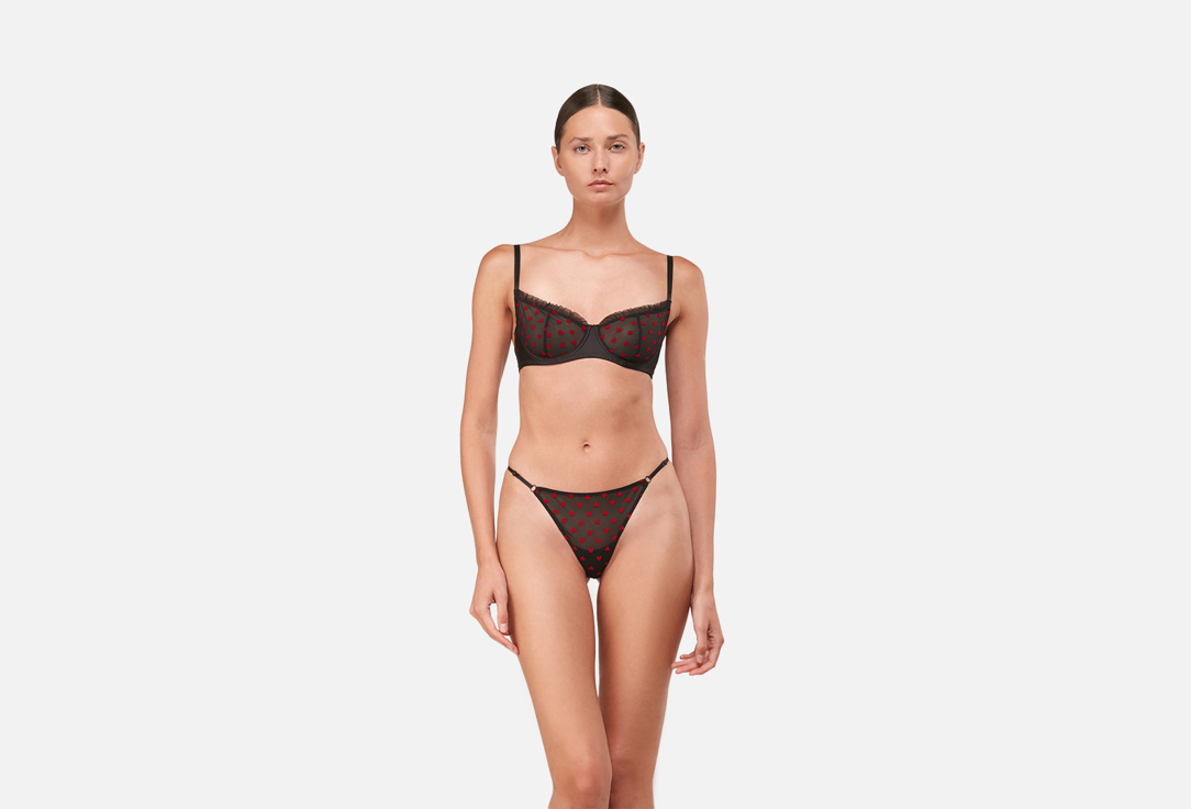 Infinity Lingerie Бюстгальтер мягкая чашка Angiola Черный р.70B