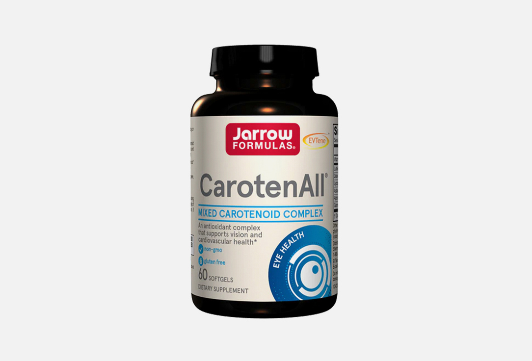 БАД для поддержки зрения JARROW FORMULAS Лютеин 10 мг, Ликопин 10 мг в капсулах 60 шт