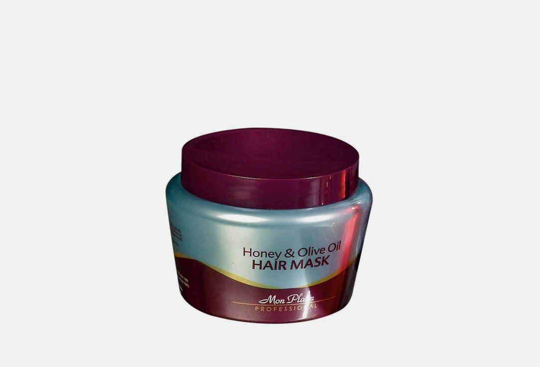 Маска для волос MON PLATIN Honey & olive 500 мл маска для волос mon platin маска для выпрямленных волос с аргановым маслом и кератином bio botanic oil