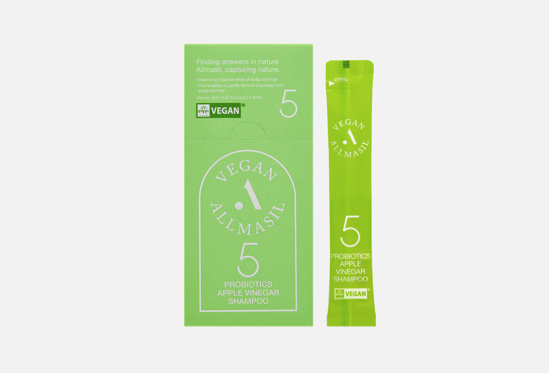 Изображение товара Балансирующий шампунь для волос ALLMASIL 5 Probiotics Apple Vinegar Shampoo