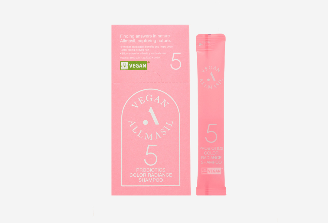 Изображение товара Шампунь для волос ALLMASIL 5 Probiotics Color Radiance Shampoo
