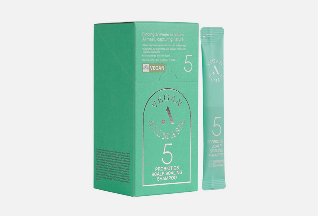 Шампунь для глубокого очищения волос ALLMASIL 5 Probiotics Scalp Scaling Shampoo 