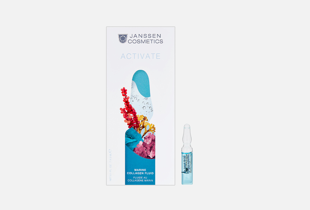 Укрепляющий лифтинг-концентрат для лица Janssen Cosmetics Marine Collagen Fluid 