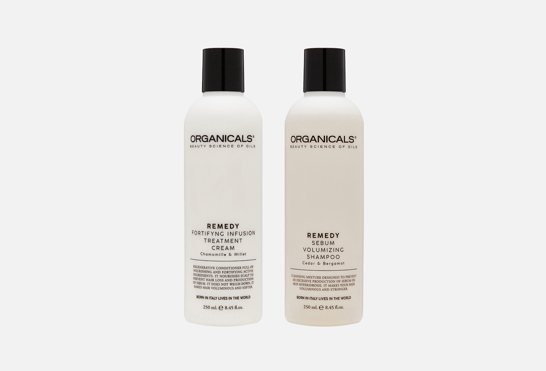 

Набор для волос лишенных объема ORGANICALS, Remedy 2 шт