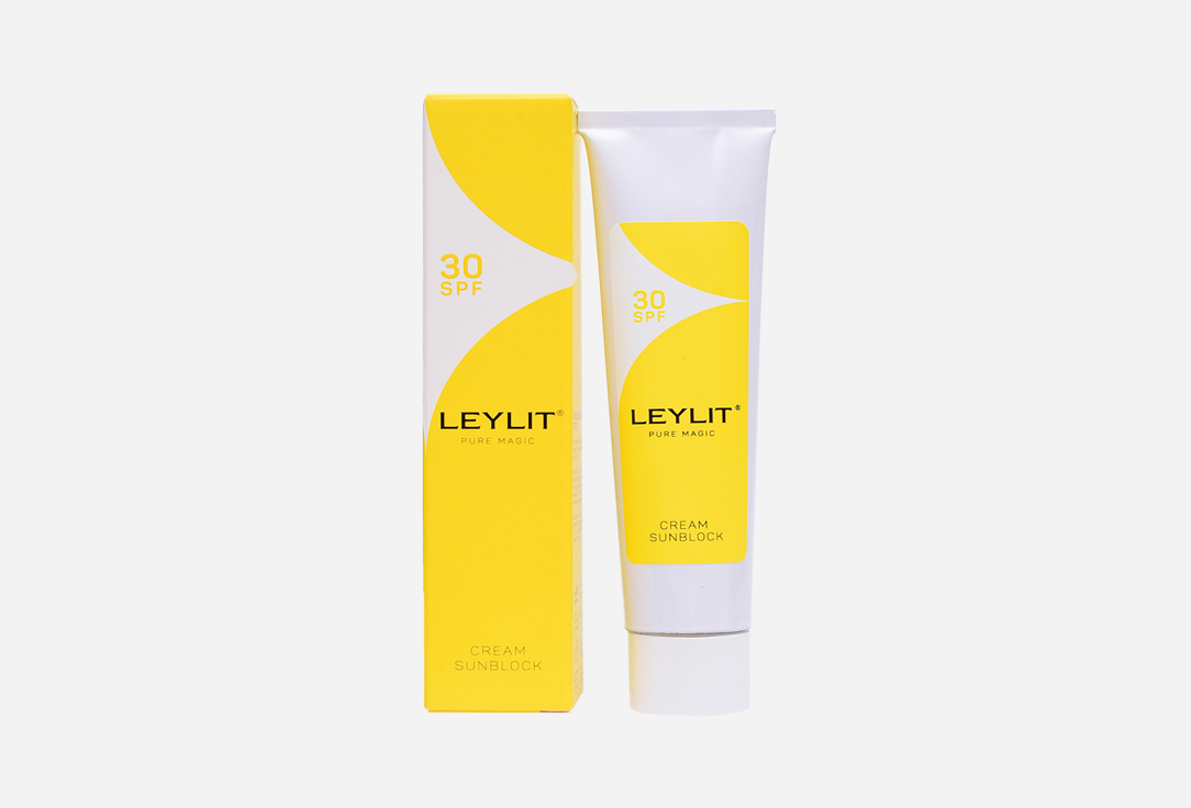 Солнцезащитный крем для лица SPF30 LEYLIT Cream sunblock 50 мл солнцезащитный увлажняющий крем для лица natural hydrating sunscreen spf30 50мл