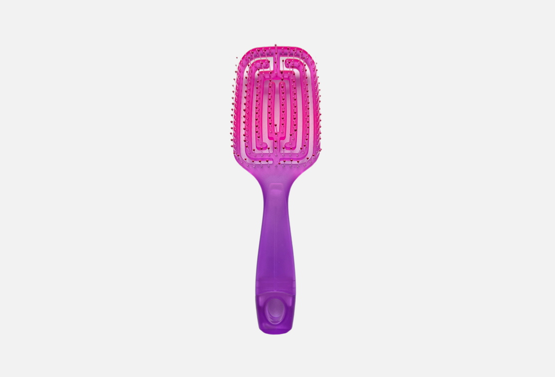Щетка для волос STUDIO STYLE Neon Curved Large Series 1 шт брашинг для волос studio style неон фиолетово розовый
