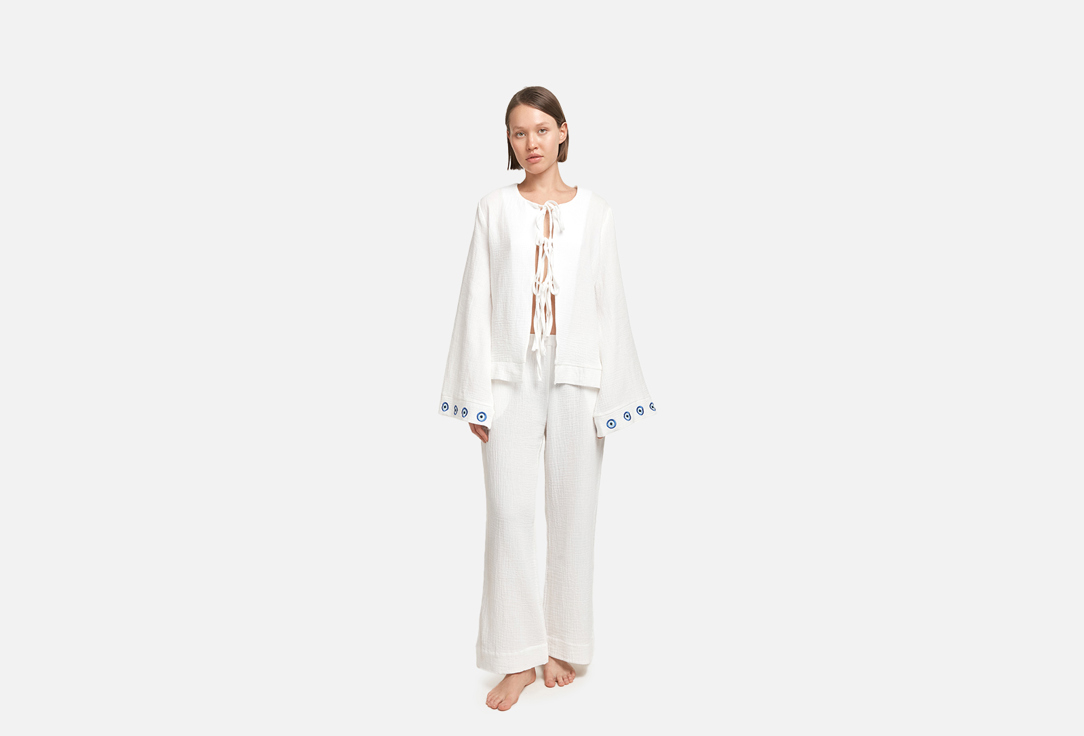 Изображение товара Пижамные брюки из органического хлопка 52 Hz Я в безопасности для женщин