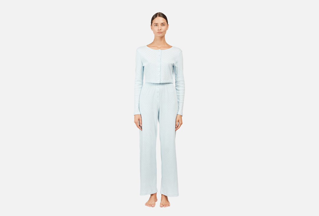 Изображение товара Мягкий органический хлопковый кардиган для дома и отдыха 1U XS-S