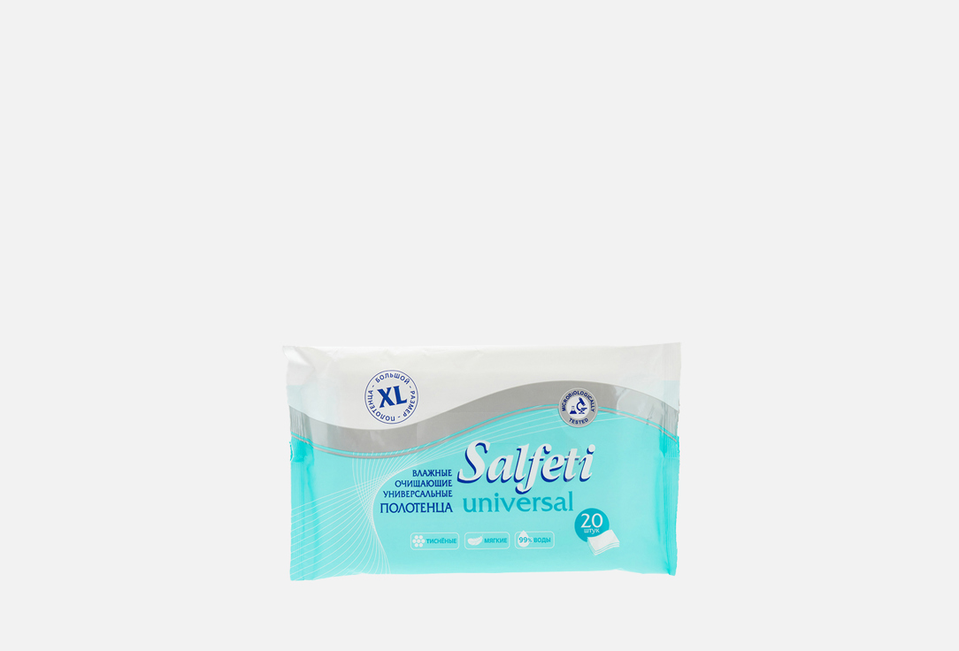 Изображение товара Влажные салфетки Salfeti Universal для деликатной кожи и новорожденных