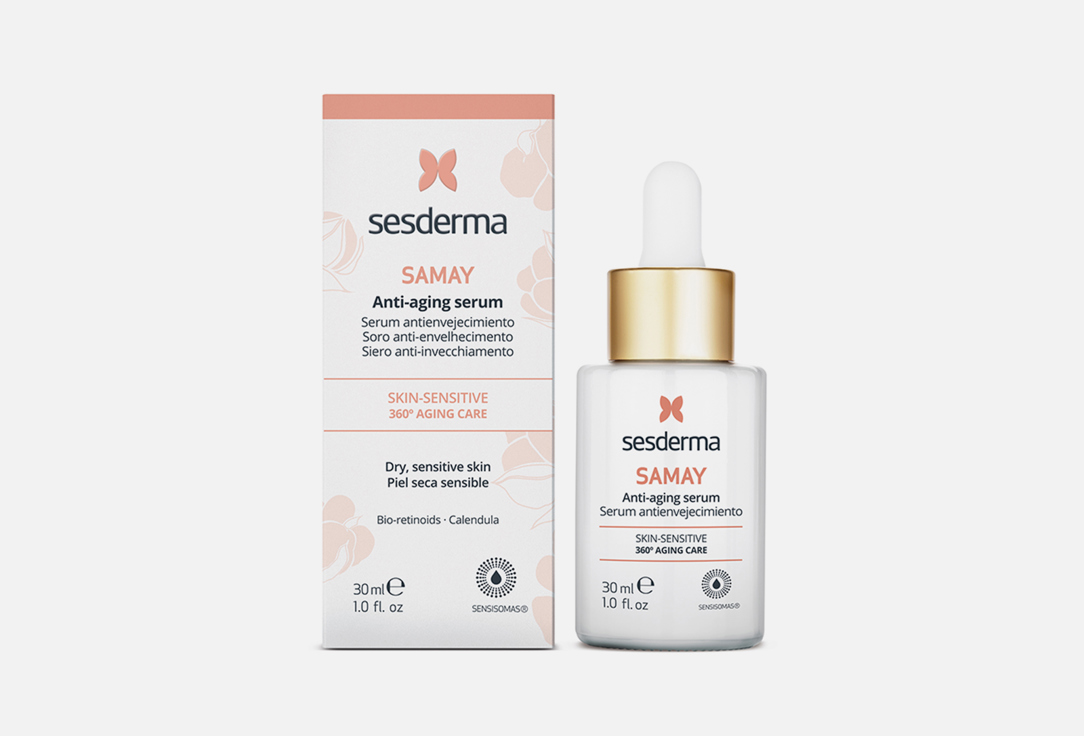 Антивозрастная сыворотка для лица SESDERMA Samay anti-aging serum 30 мл набор sesderma anti age samay anti aging serum