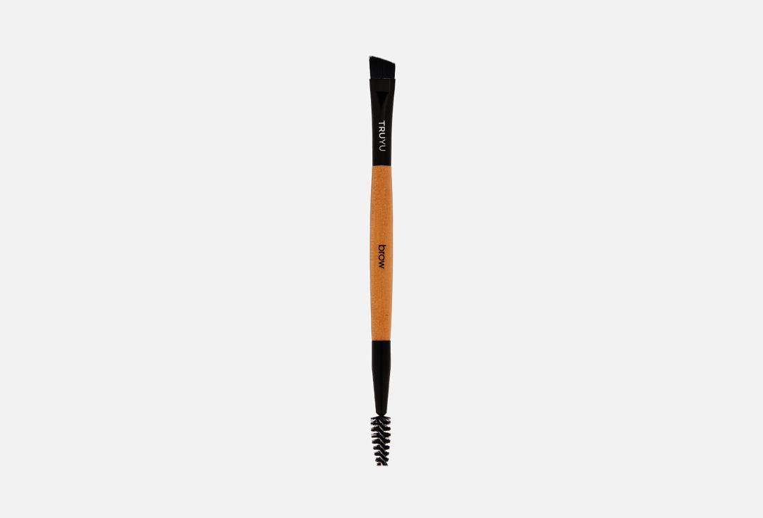 Двусторонняя щетка-кисть для бровей TRUYU Brow brush 1 шт