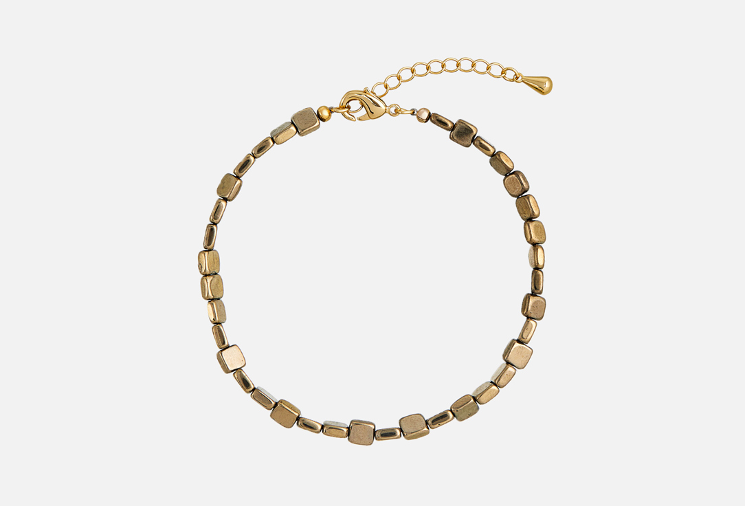 браслет из гематита Фетиш gold hematite bracelet 