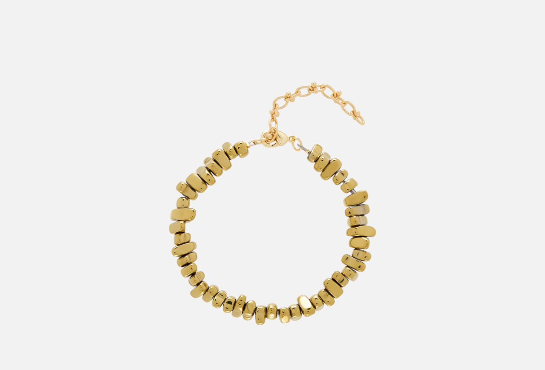 

браслет из гематита ФЕТИШ, Gold hematite bracelet 1 шт