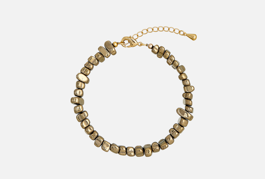 браслет из гематита Фетиш gold hematite bracelet 