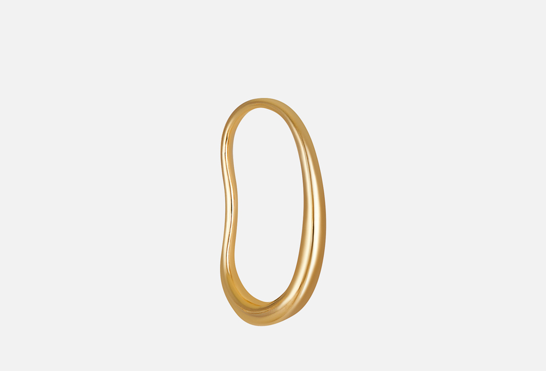 кольцо из бижутерного сплава ФЕТИШ Ring made of jewelry alloy with gold rhodium plated 1 шт