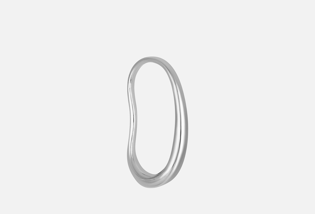 кольцо из бижутерного сплава ФЕТИШ Ring made of jewelry alloy with silver rhodium plated 1 шт