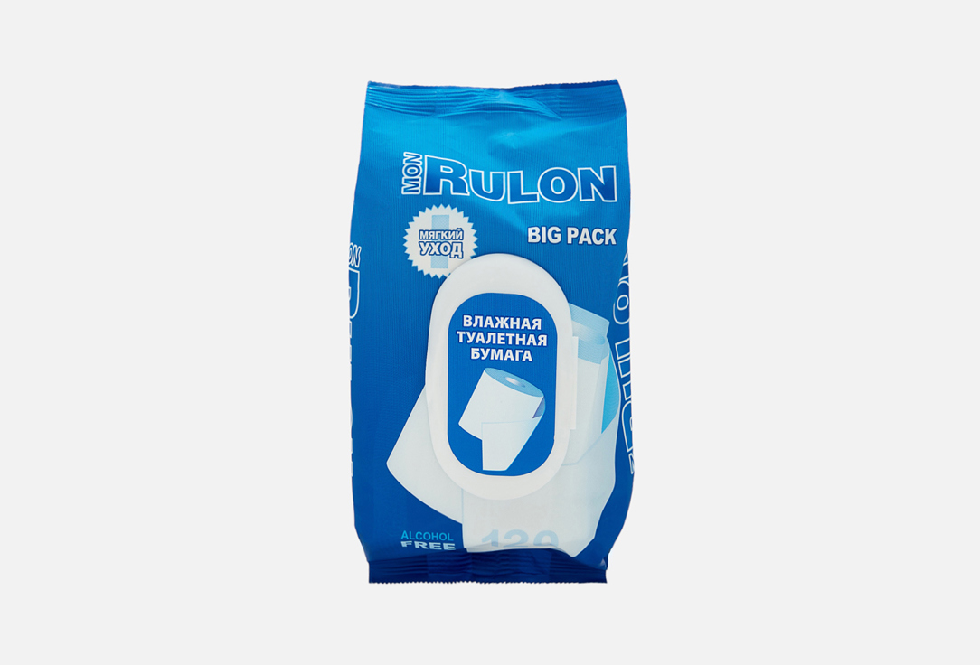 

Влажная туалетная бумага MON RULON, Big pack 120 шт