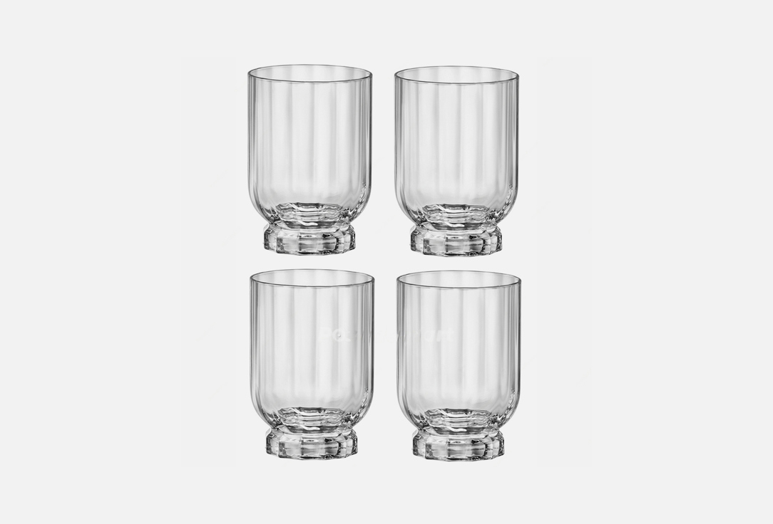 Набор стаканов низких BORMIOLI ROCCO Florian dof 4 шт кружка bormioli rocco icon white jarra mug 320 мл
