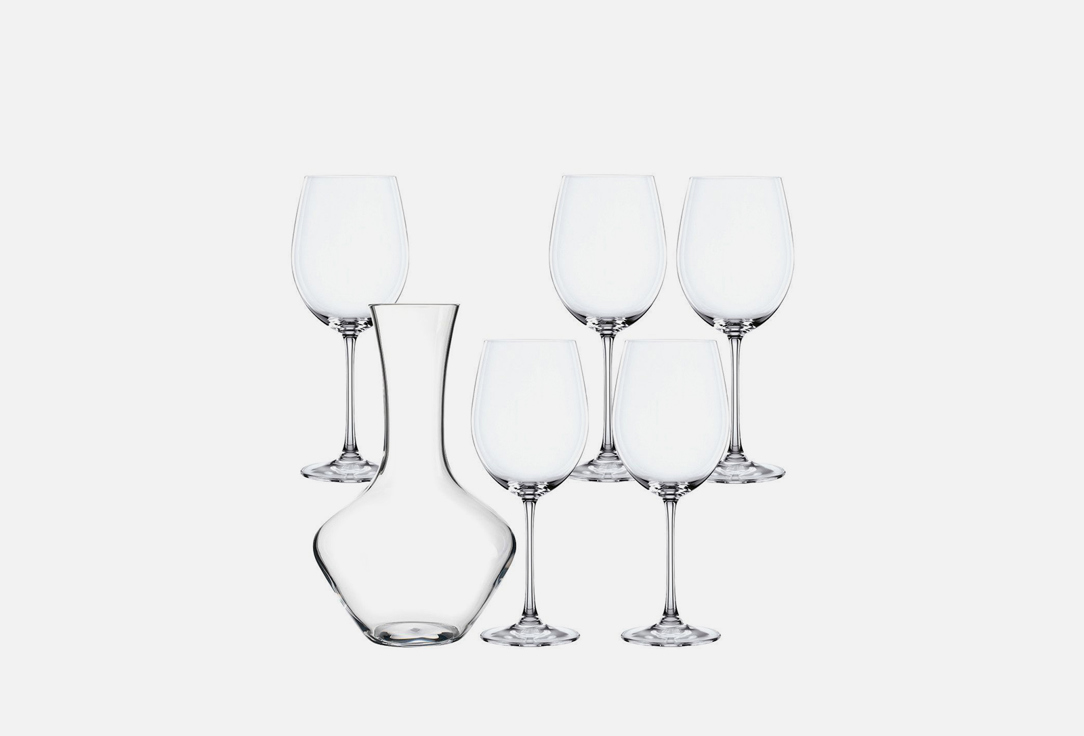 Набор бокалов для вина и декантер NACHTMANN Decanter Set 5 шт декантер для вина винотека 1 5 л kro f093877150020010 krosno