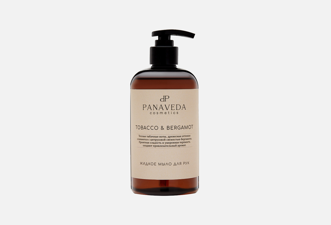 

Мыло жидкое для рук PANAVEDA, Tobacco & Bergamot 500 мл