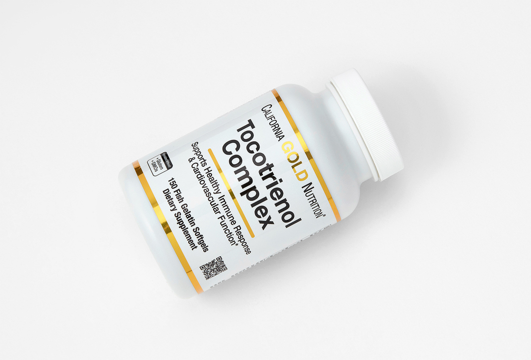 Бад для поддержки сердечно-сосудистого аппарата California Gold Nutrition комплекс токотриенолов 50 мг, витамин е 14 мг в капсулах 