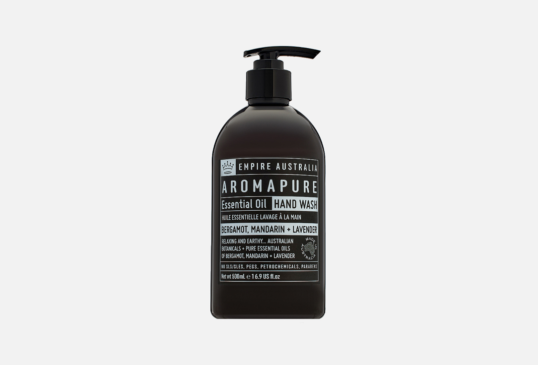 

Жидкое мыло для рук EMPIRE AUSTRALIA, Bergamot, Mandarin & Lavender 500 мл