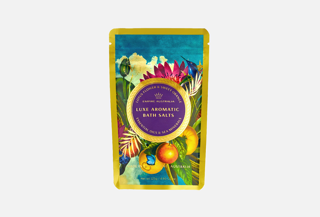 Соль для ванны EMPIRE AUSTRALIA Lotus Flower & Sweet Orange 125 г
