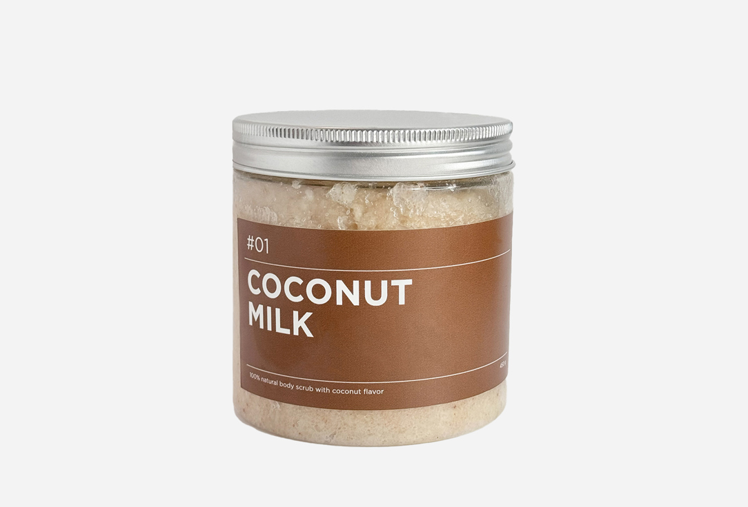 Скраб для тела ANY.THING Coconut milk 500 мл сахарно соляной скраб для тела varkashop ягодная крошка 200 мл