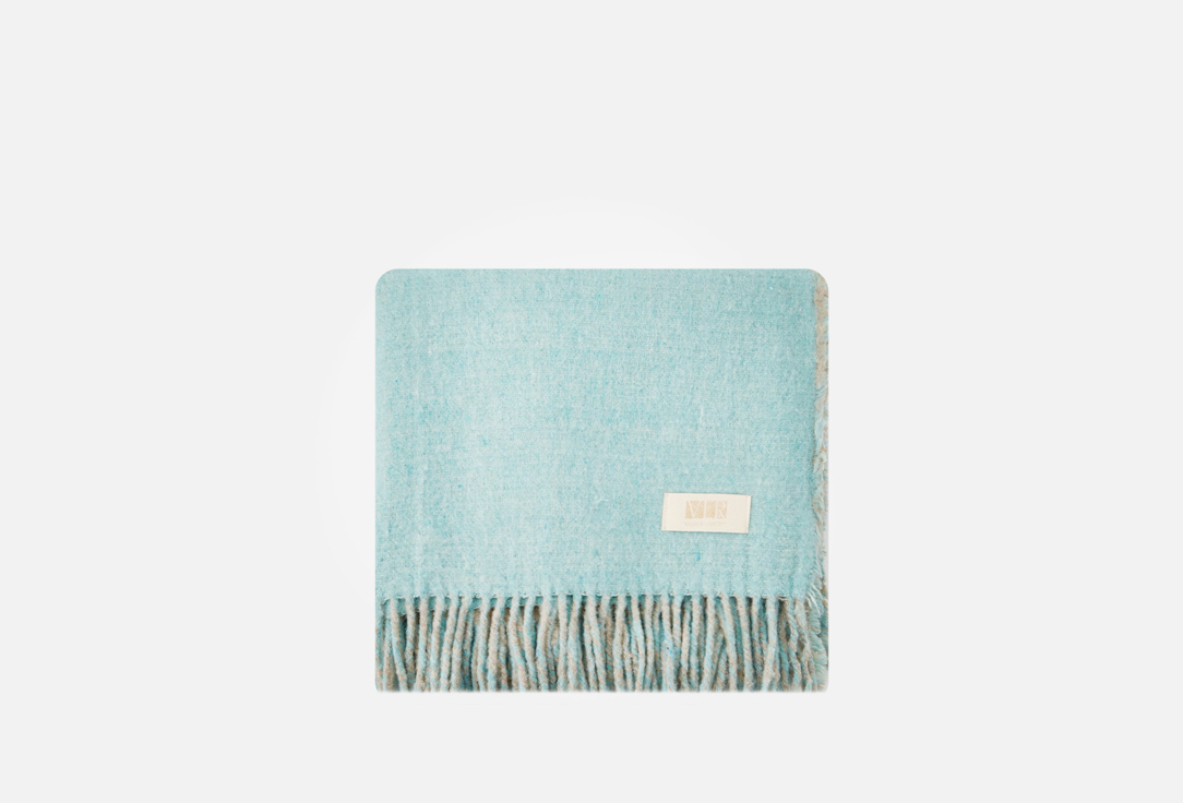 Изображение товара Плед Valerie Concept MUMBAI DUO из шерсти мериноса 120х180 теплая и мягкая модель с бахромой