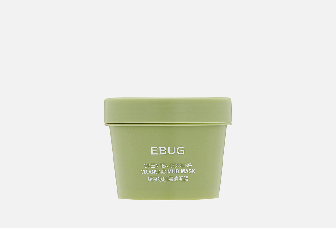 Очищающая глиняная маска для лица EBUG Экстракт зеленого чая 100 г