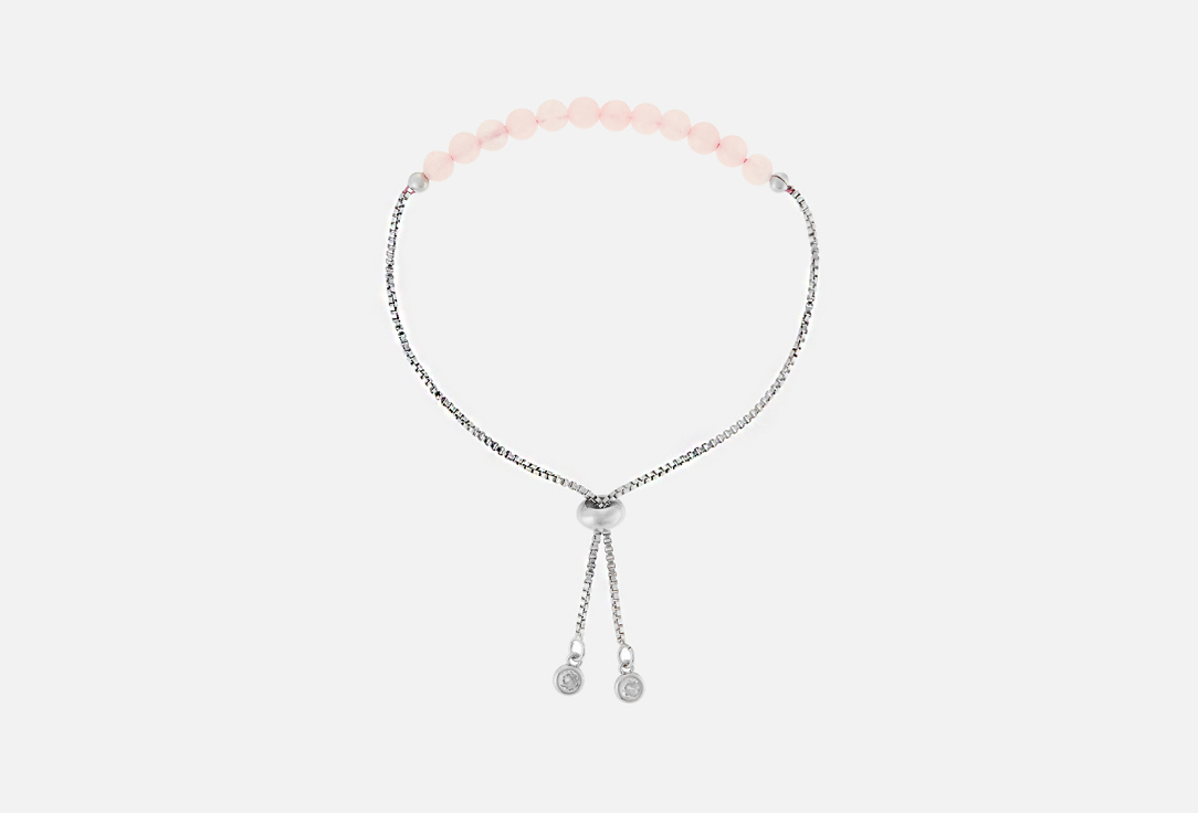 

Браслет ALERIE-ACCESSORIES, Miniature Rose Chain из розового кварца 1 шт