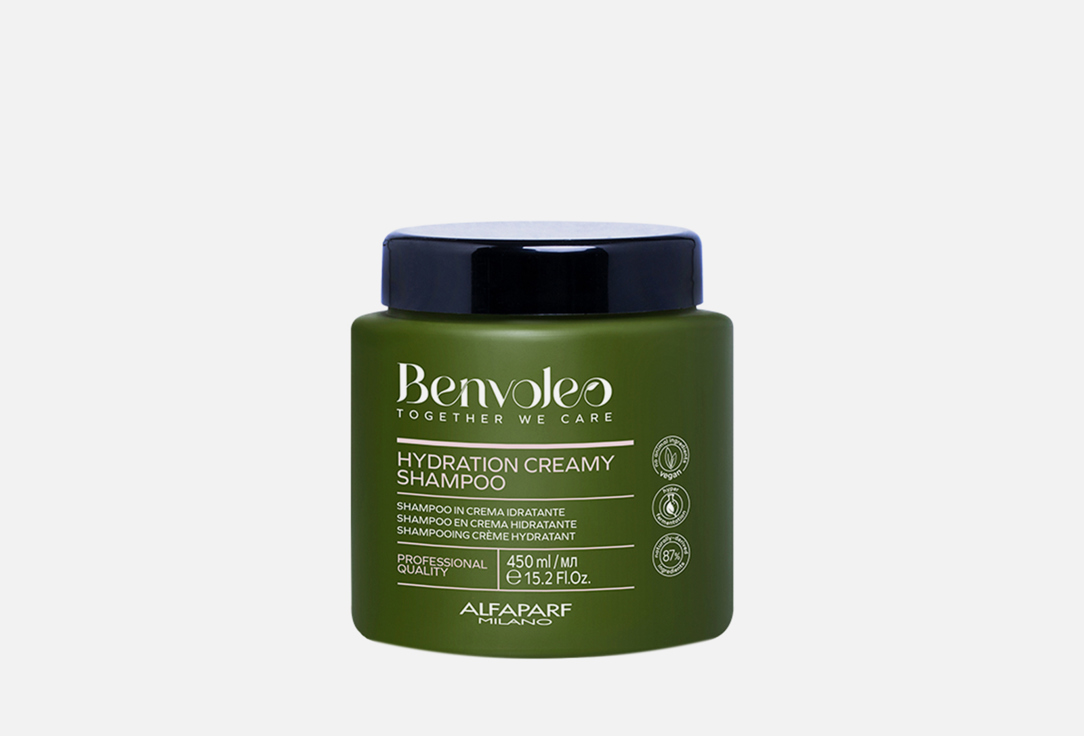 Кремовый шампунь для увлажнения волос  Benvoleo HYDRATION  