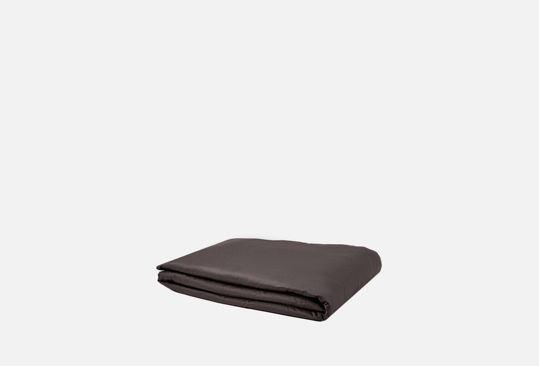 Изображение товара Пододеяльник Soft Silver 148х215 см серый космос антибактериальный сатин