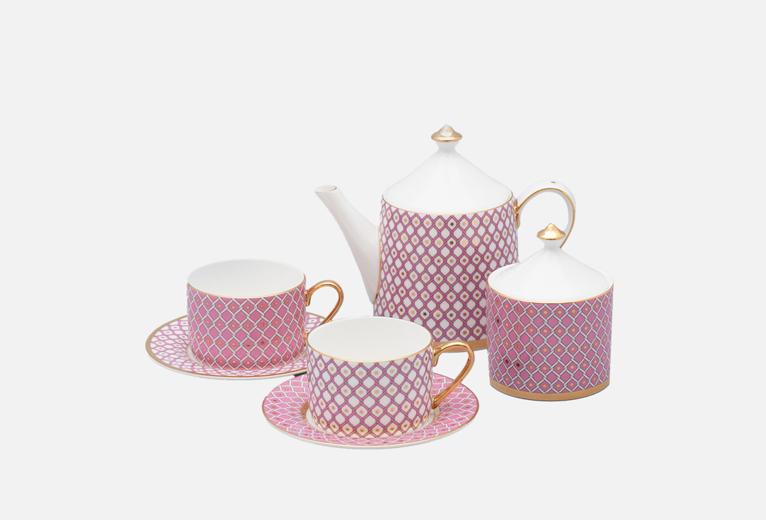 

Сервиз чайный ИМПЕРАТОРСКИЙ ФАРФОРОВЫЙ ЗАВОД, Фиолетовый, Идиллия Астра 6 шт