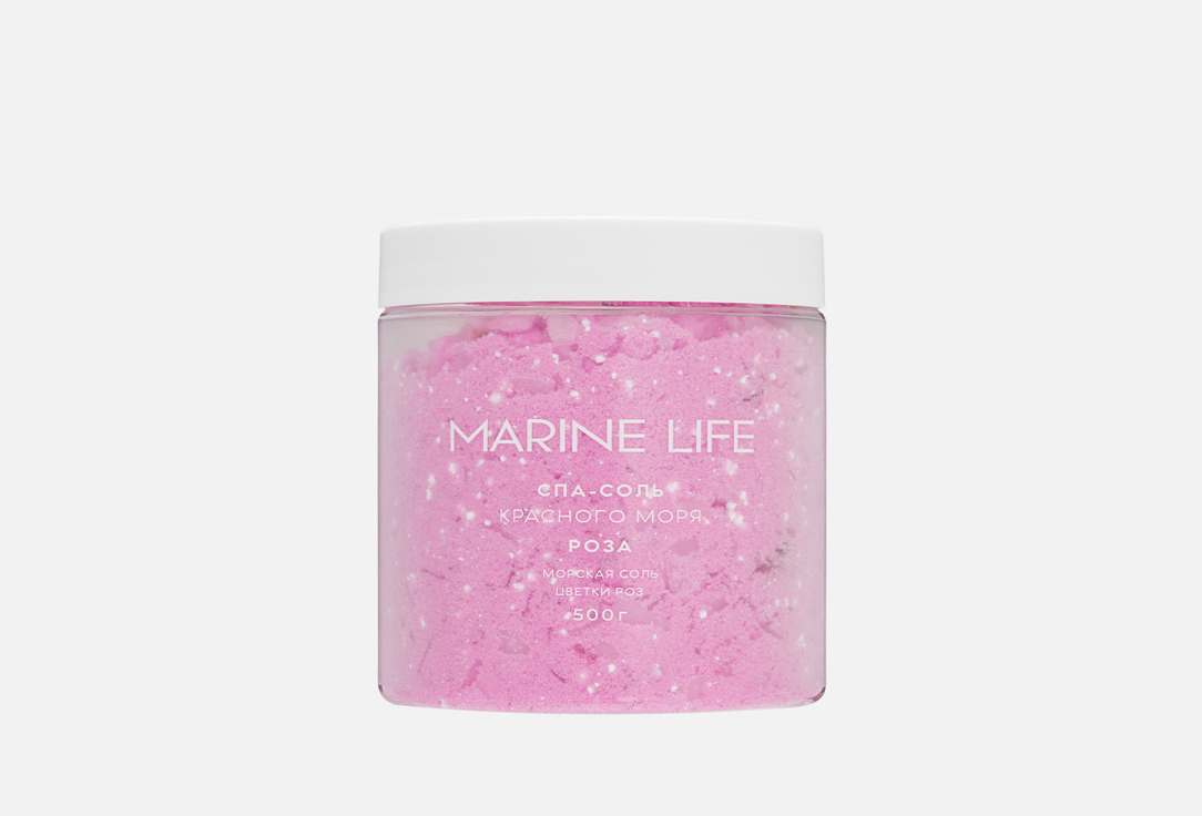 

СПА-соль MARINE LIFE, Роза 500 г