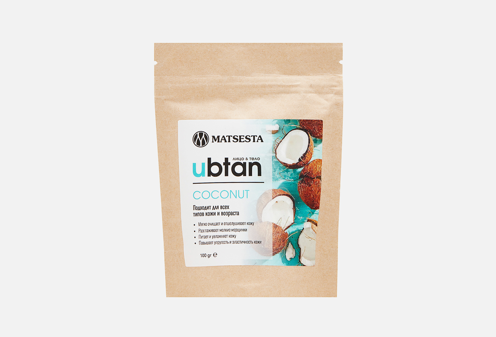 Matsesta Убтан для лица и тела COCONUT 100 г — купить, цена в Москве