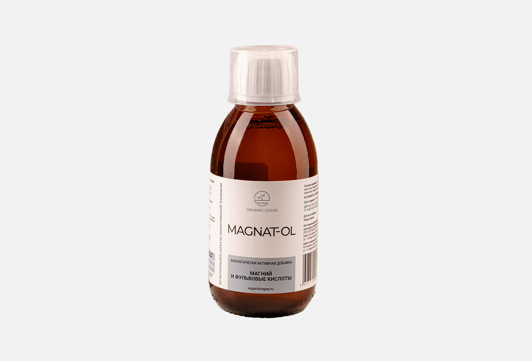 БАД для сохранения спокойствия Органик Логос Magnat-OL фульвовая кислота, цитрат + малат магния 150 мг водный экстракт 