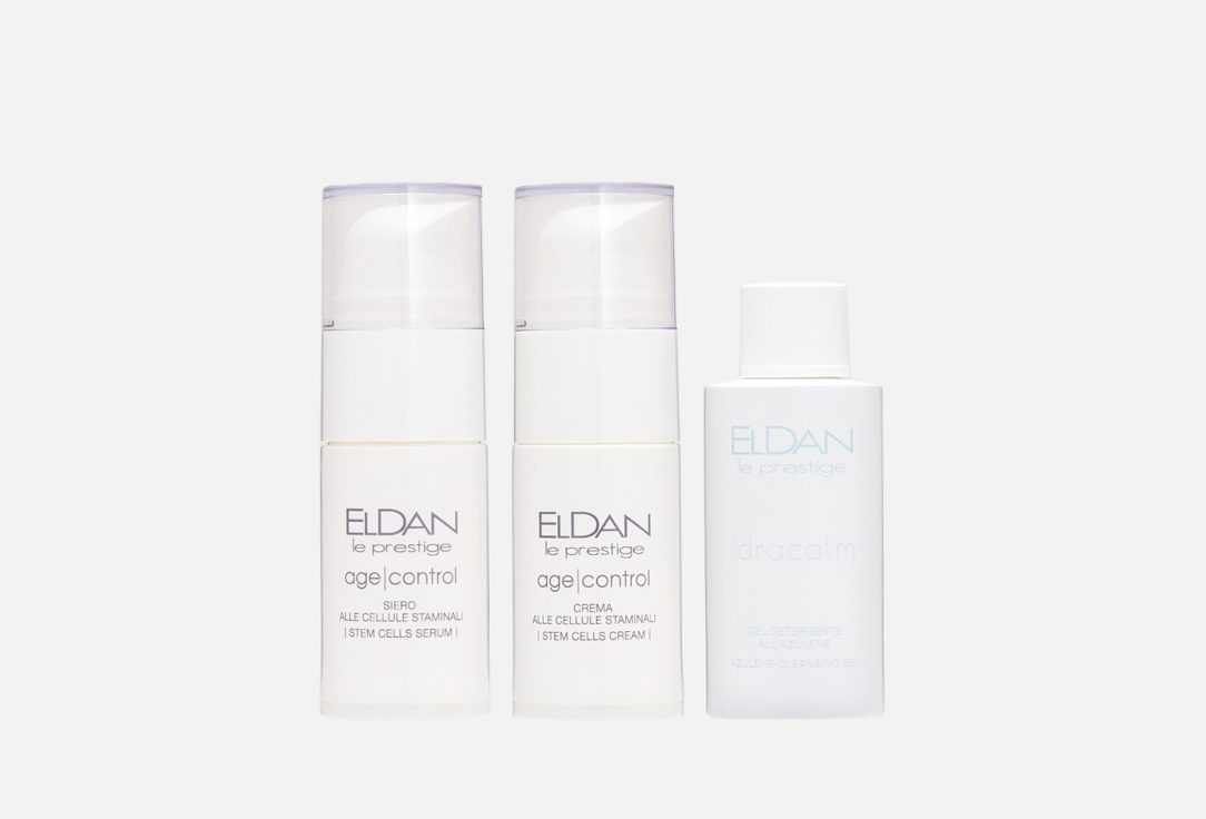 Изображение товара Тревел-набор для ухода за кожей лица Eldan Cosmetics Age Control 3 предмета