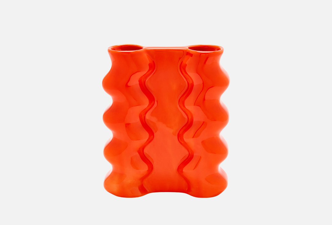 Изображение товара двойная керамическая ваза andplus vase 4.11 orange