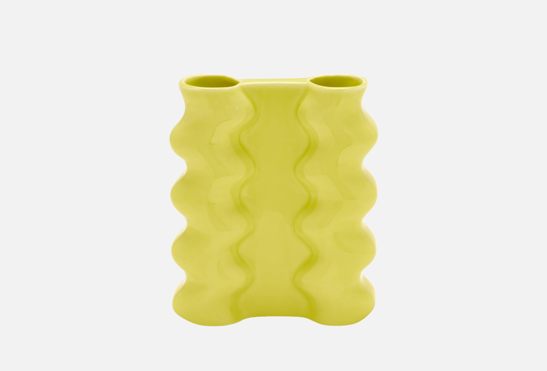 Изображение товара двойная керамическая ваза andplus vase 4.11 yellow