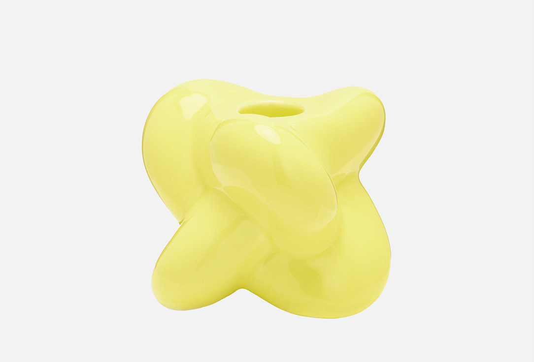 

подсвечник ANDPLUS, Candle holder 6.4 yellow 1 шт