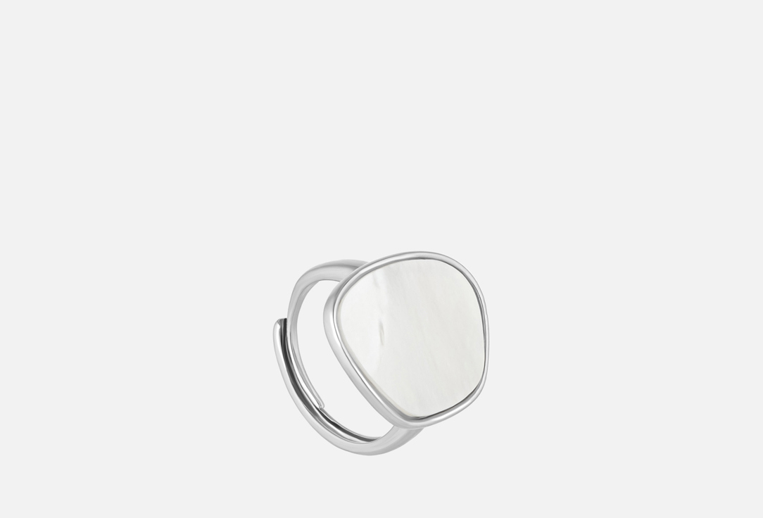Изображение товара Кольцо 19.stone Irregular pearl ring dimensionless in rhodium