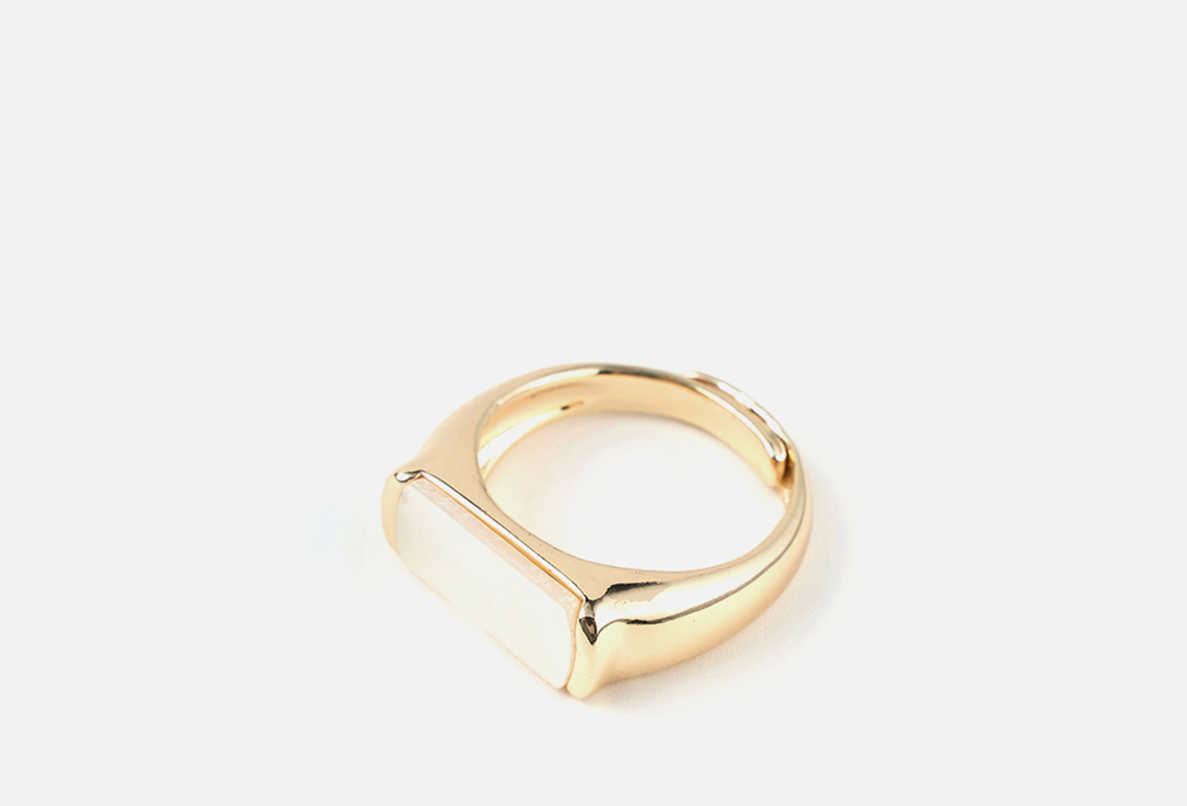 

Кольцо 19.STONE, Ring with rectangular peramutre dimensionless 1 шт