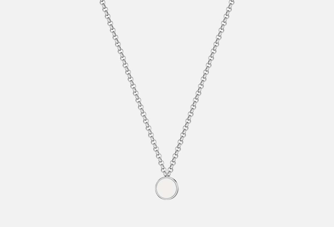 Изображение товара Серебряный чокер Velichenko с белой эмалью женский украшение