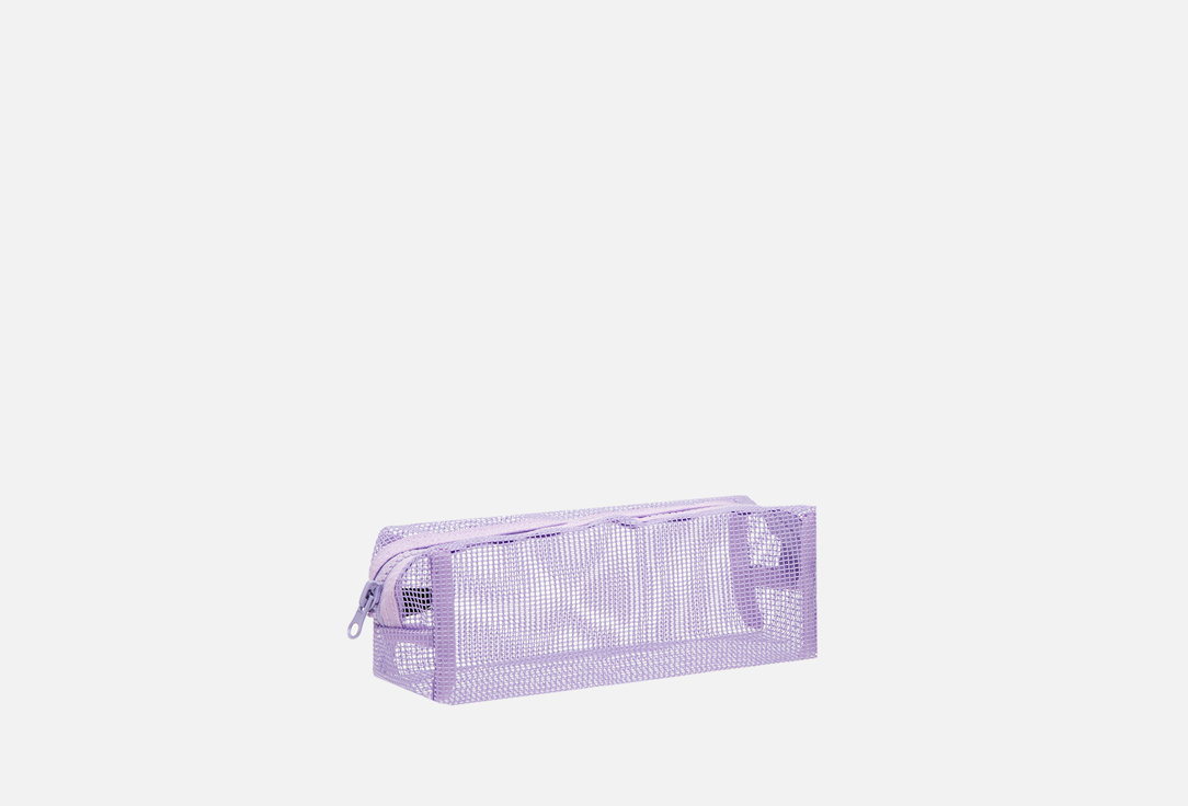 Изображение товара Практичный органайзер andplus pouch 18.17 lilac из прозрачного нейлона для косметики и мелочей