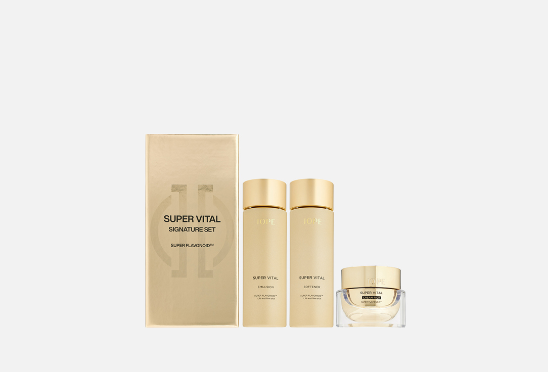 

Набор для питания кожи лица IOPE, Super vital signature set 3 шт