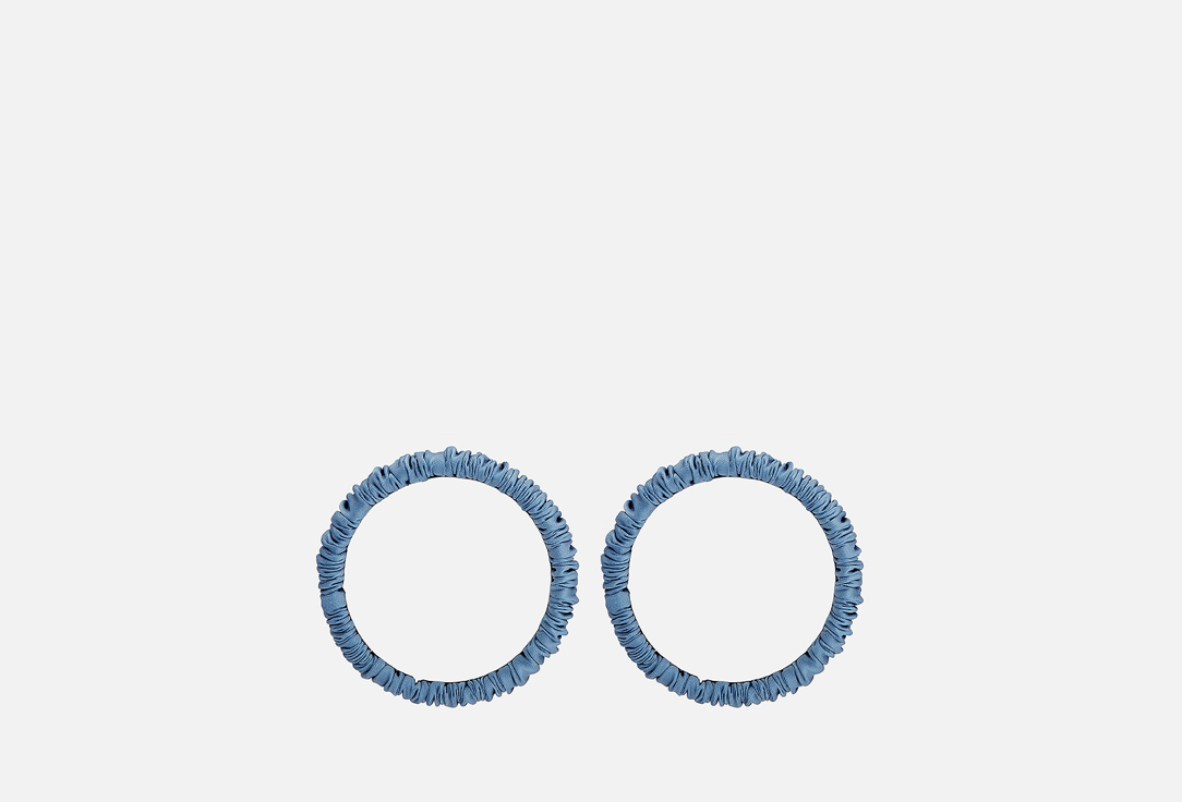 Изображение товара Набор резинок для волос Wear Accessories Голубые из искусственного шелка