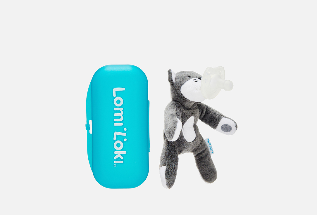 Изображение товара Пустышка с развивающей игрушкой Lomi Loki Котенок Басс безопасная для малышей