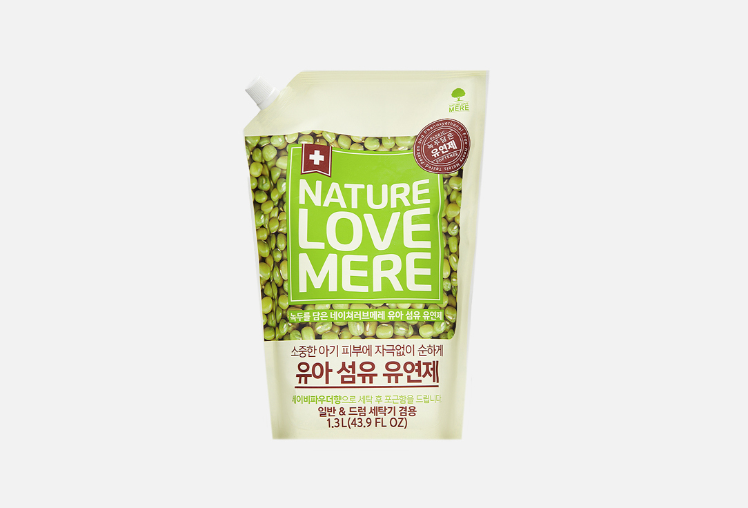 

Смягчитель-кондиционер для белья NATURE LOVE MERE, Mung bean 1300 мл