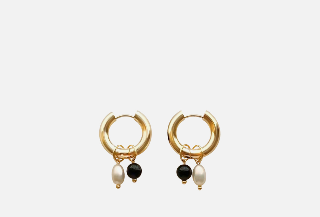 

Серьги PINKCODE, Agat&Pearl 2 шт